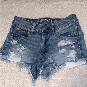 American Eagle hi-rise festival shorts